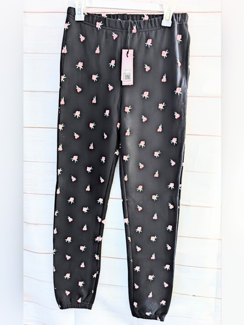 Limited Edition Rare the Birds Papaya x Brunette The Label Floral Sweatpants
